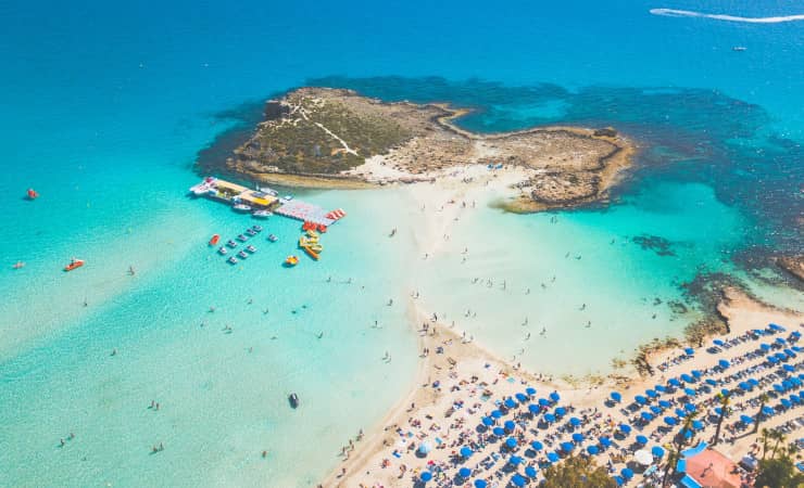 spiagge bianchissime in Italia 