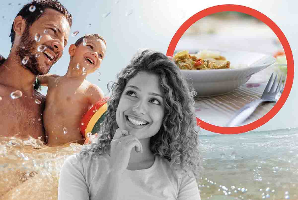 si può fare il bagno al mare dopo mangiato? Ecco la verità