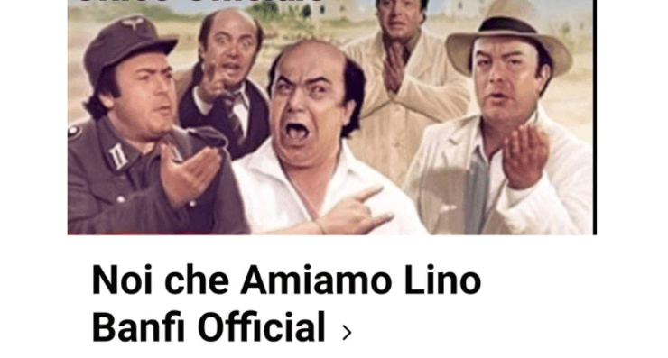 Gruppo Facebook Lino Banfi