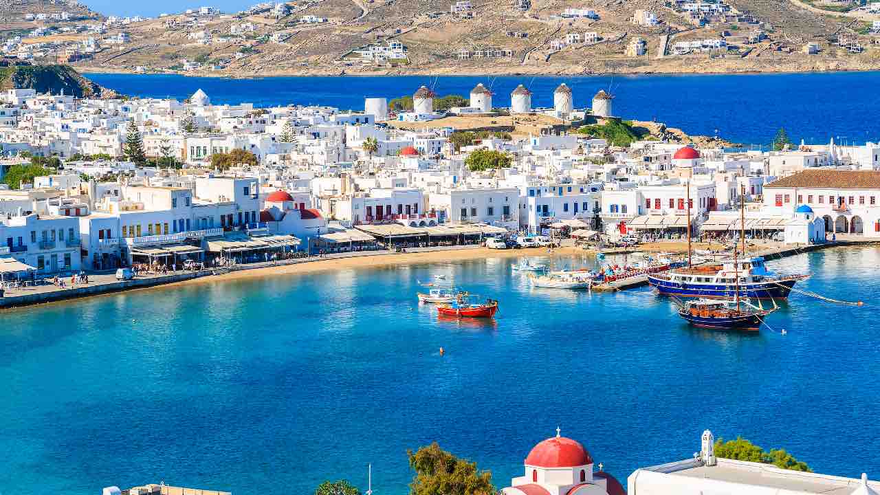 Paesaggio di Mykonos