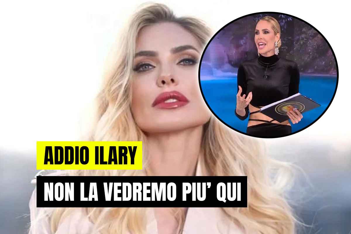 ilary blasi addio