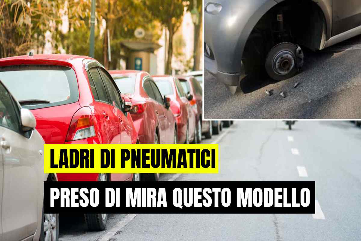 ladri di pneumatici