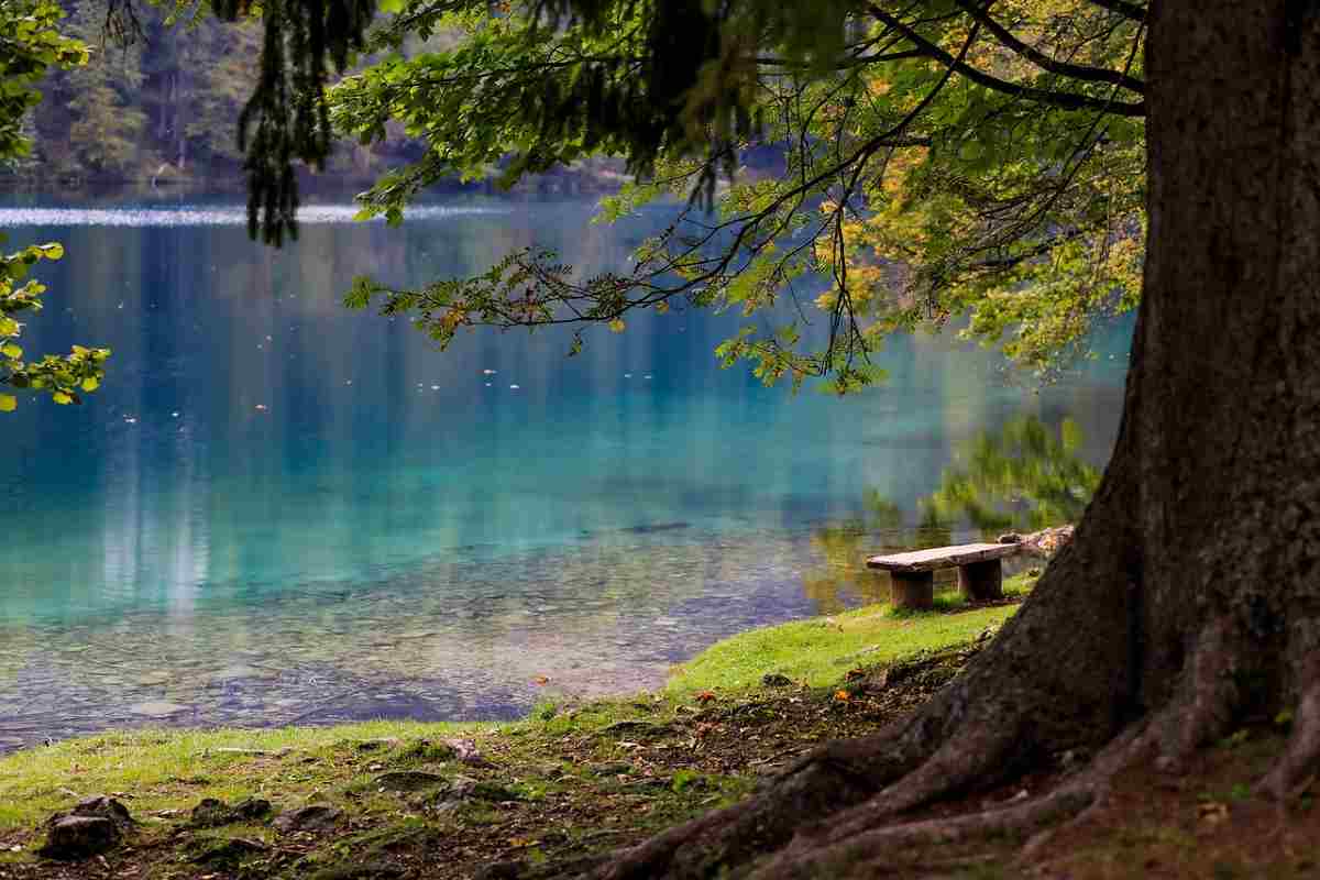 Lago Abruzzo acqua cristallina