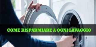 risparmio lavatrice