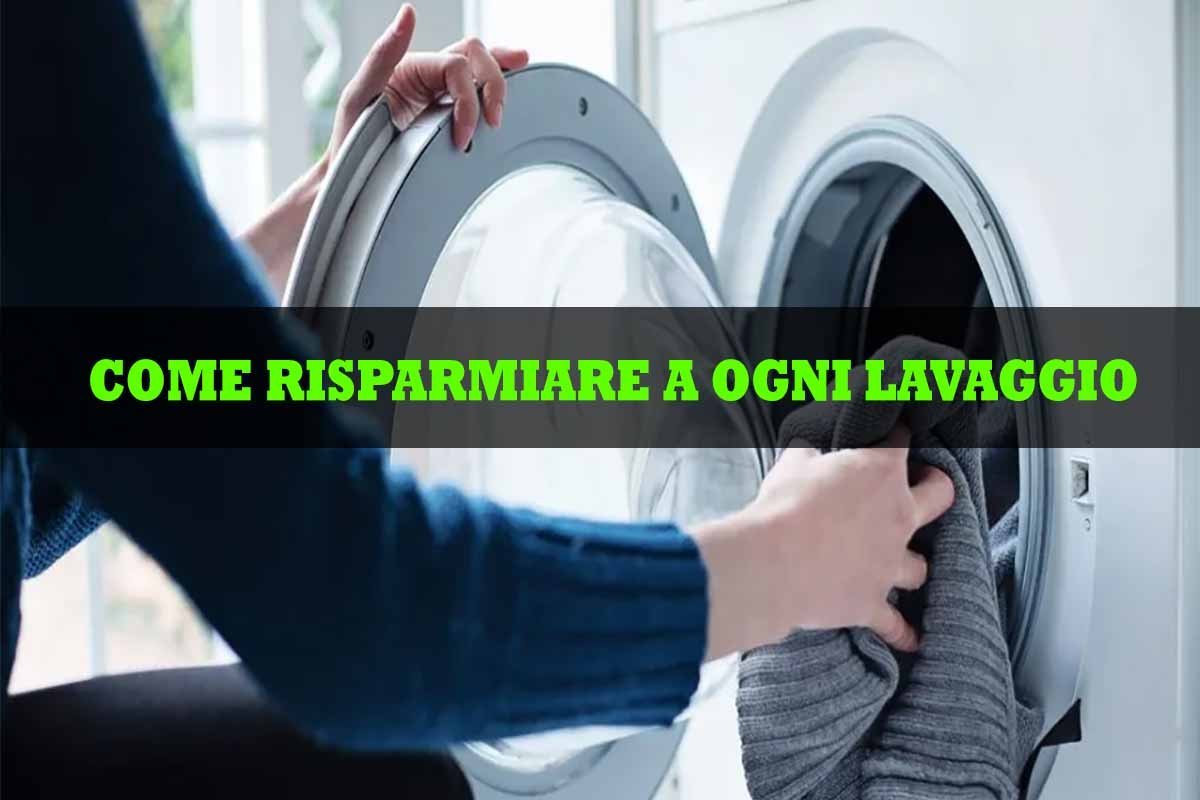 risparmio lavatrice