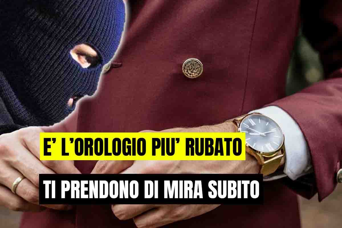 L'orologio più rubato