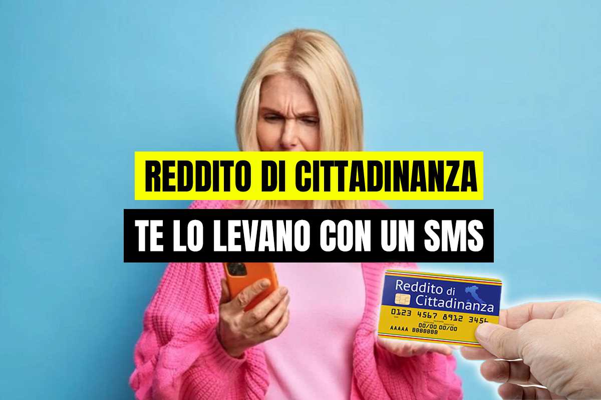 reddito cittadinanza sms