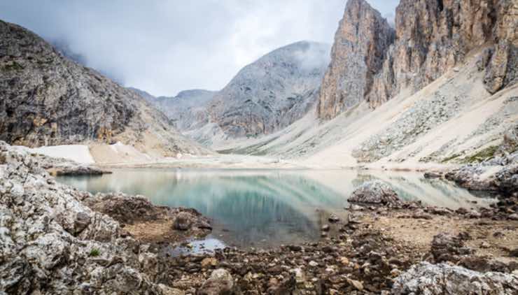 Panorama Lago di Antermoia