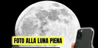 Foto luna piena