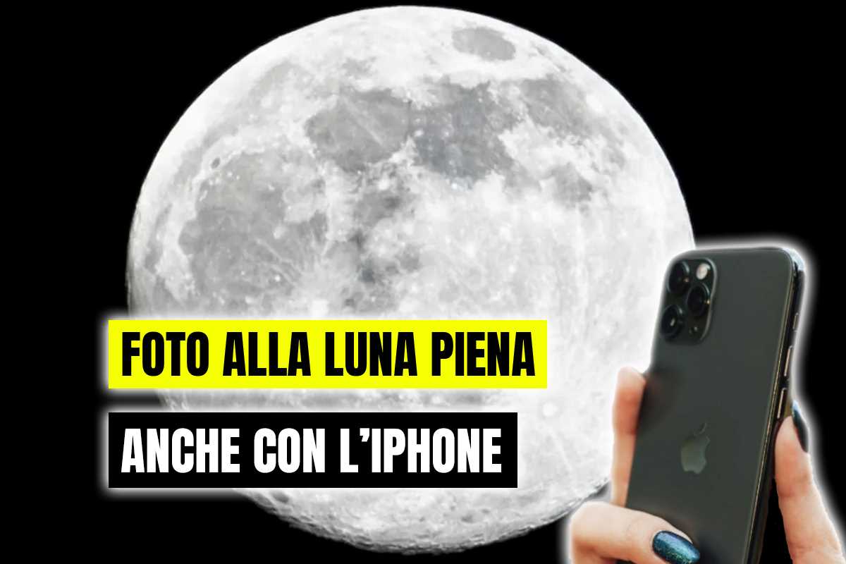 Foto luna piena