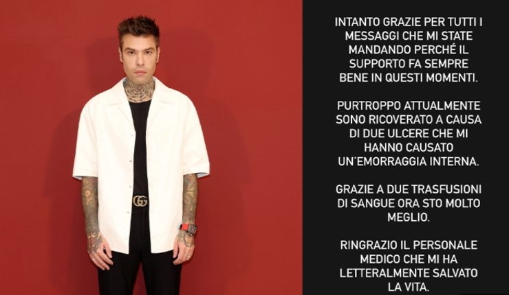 il messaggio di Fedez