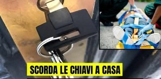 scorda le chiavi a casa
