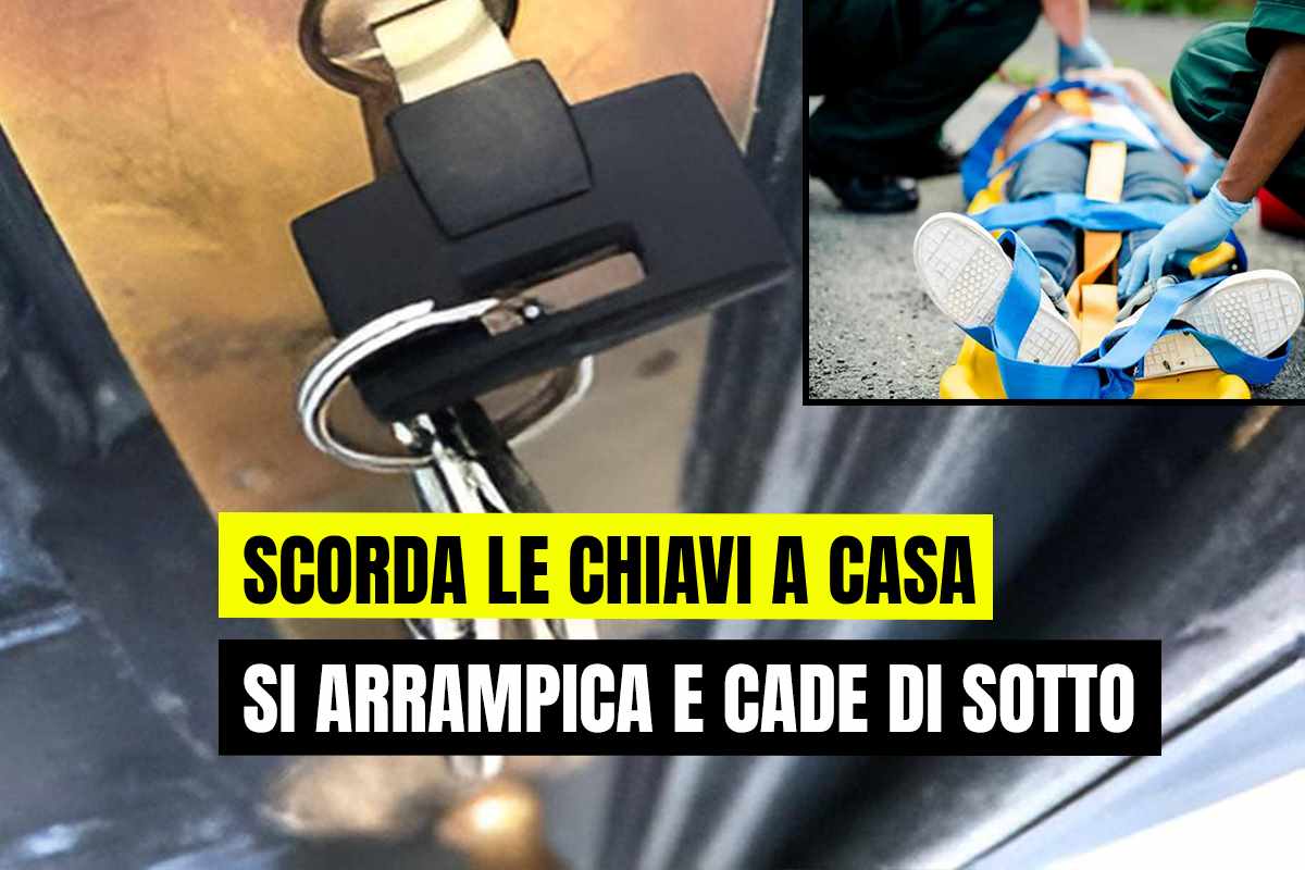 scorda le chiavi a casa