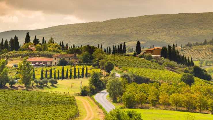 Panorama della Toscana