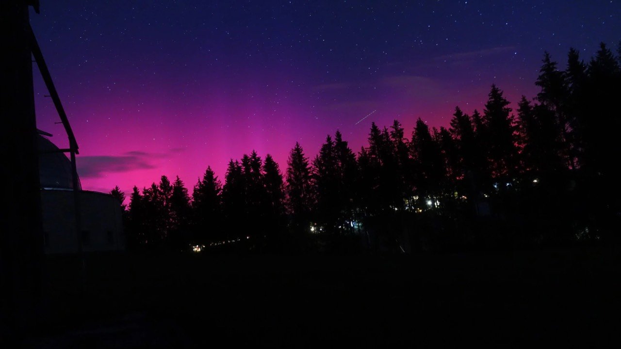 Aurora boreale in Italia