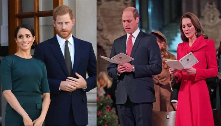 William e Kate e Harry e Meghan