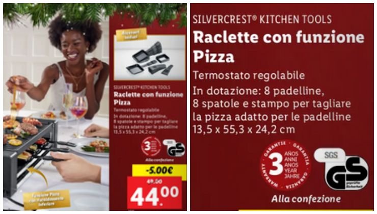 Offerta Lidl raclette