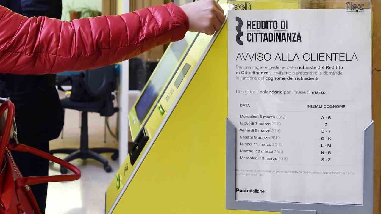 reddito di cittadinanza novembre 2023