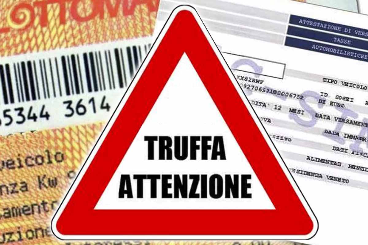 Truffa bollo auto