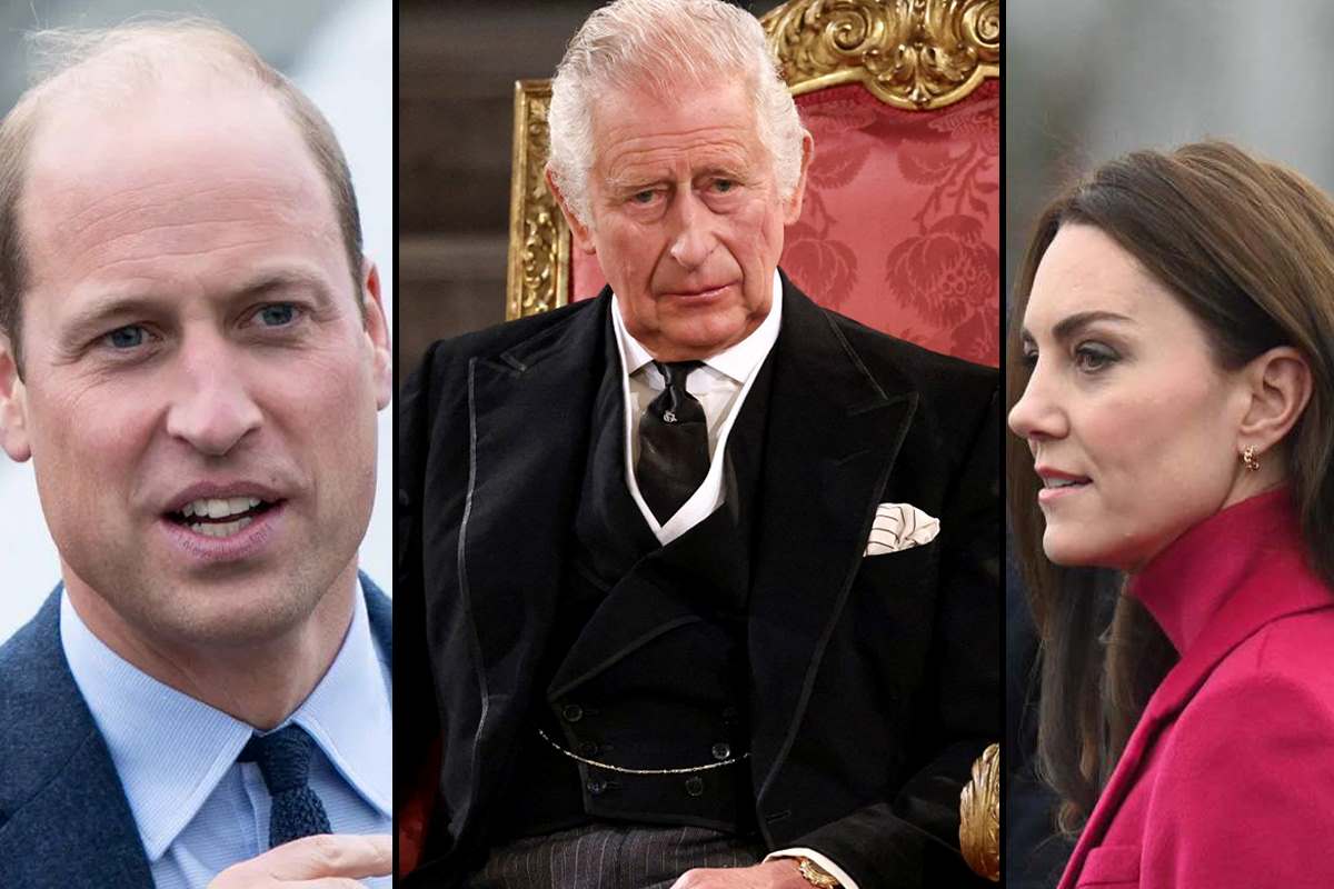 William, Kate e Re Carlo