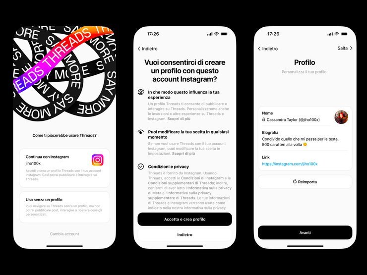 Come iscriversi a Threads