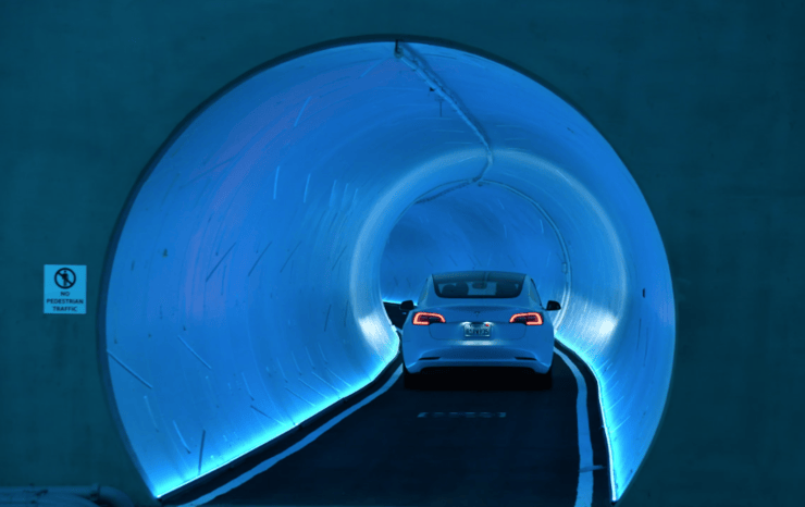 Tunnel per Tesla