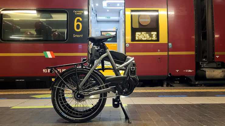 Bicicletta sul treno