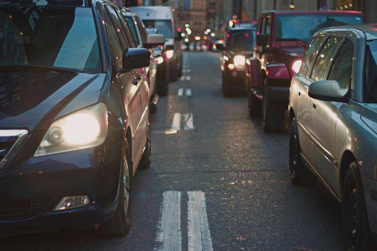 Blocco auto a Roma