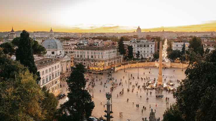 Piazza del popolo Roma