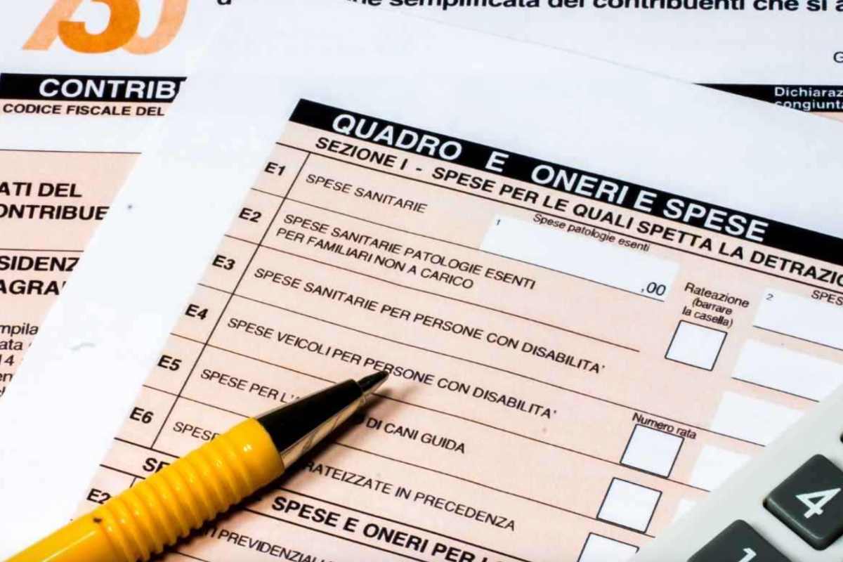 modulo 730 con penna